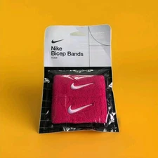 Nike Swoosh Bicep Bands Unisex Pink/White
