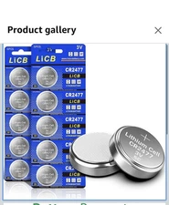 LiCB CR2477 3V Lithium Battery (Pack of 10) 