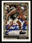 1992-93 Topps #17 Dee Brown Gold Signed Card Auto IP