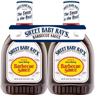 Sweet Baby Ray's Barbecue Sauce, 40 oz., 2 pk Best Price Free Shipping !!!!