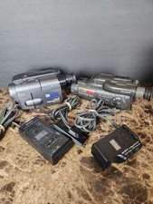 Lot Of 2 Sony Handycam CCD-TRV40, CCD-FX310 With 2 Chargers AS IS FOR PARTS