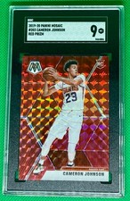 2019-20 Cameron Johnson Panini Mosaic Red Prizm RC #203 SGC 9