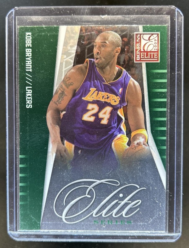 2009-10 Panini Donruss Elite Kobe Bryant Series Green #13 Lakers