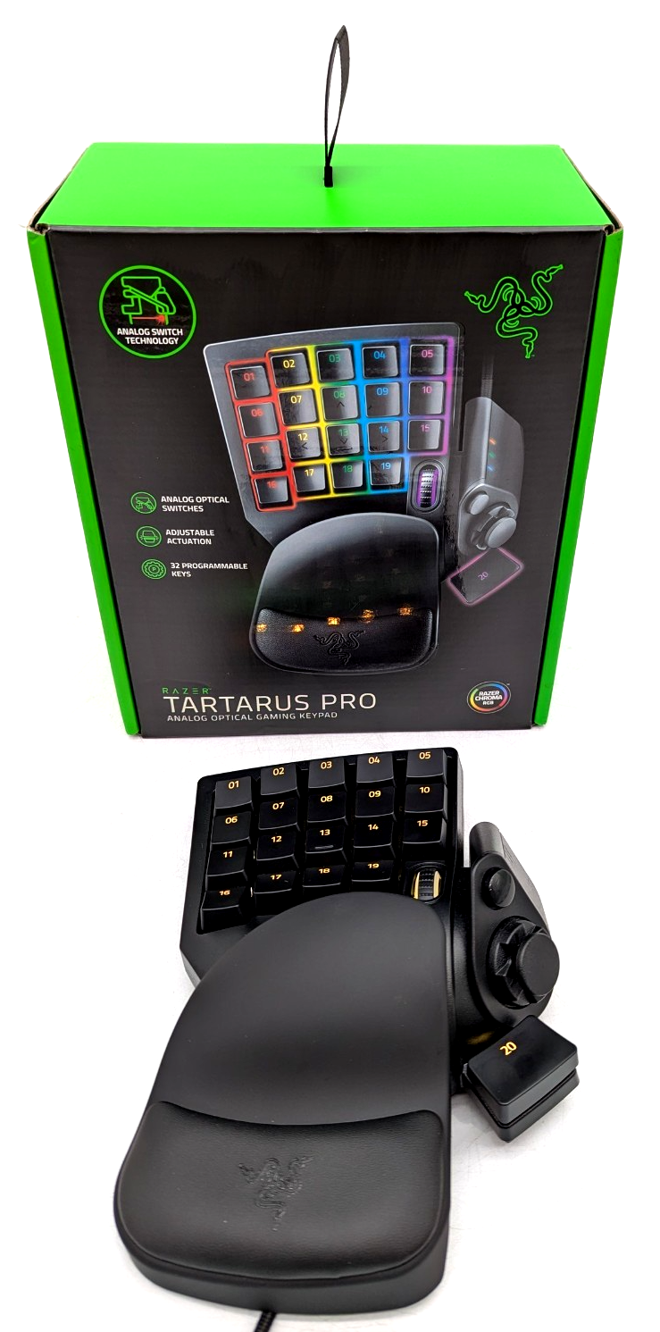 Razer Tartarus Pro Gaming Keypad Analog Optical Switch 32 Programmable Keys