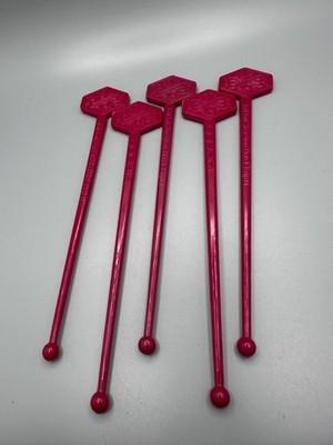 Taiwan Sheraton Lai Lai Taipei Swizzle Sticks (5) Hotel Bar Stir Sticks Vintage