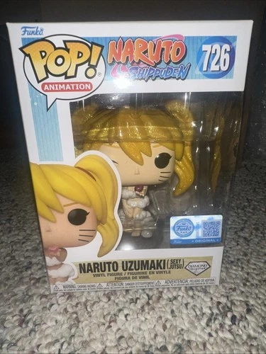 Funko Pop! Vinyl: Naruto Uzumaki (Sexy Jutsu) #726 Diamond Exclusive