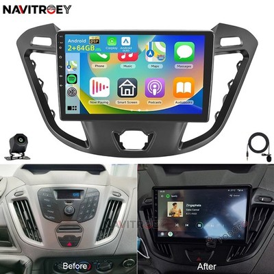 Autoradio Android 15 Apple Carplay Für Ford Transit Custom 2013-2018 + Kamera