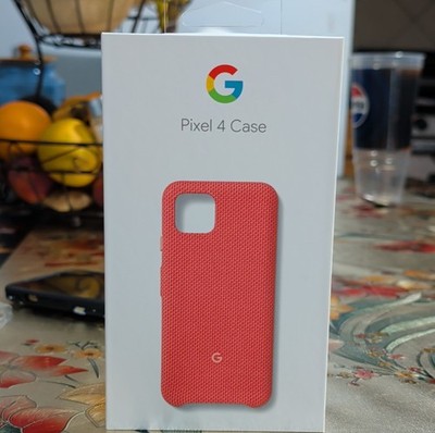 Google Pixel 4 Fabric Case Pink Fitted Case/Skin Fabric Hard Cover GA01282