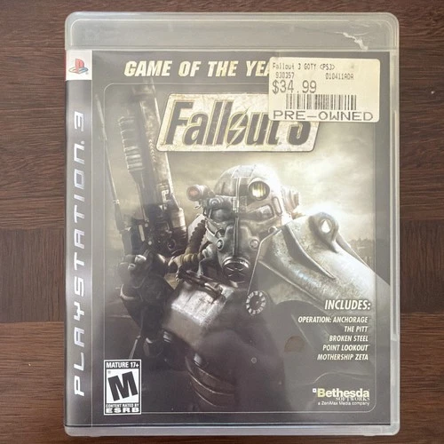 New ListingFallout 3 Game of the Year Edition PS3 PlayStation 3 Manual Included