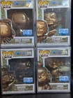Funko Pop! One Piece - Nico Robin, Franky, Brook & Jinbe Bronze w/ Protectors