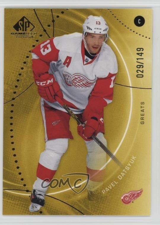 2025-26 Upper Deck SP Game Used Edition Gold 29/149 Pavel Datsyuk #37 HOF 04cw