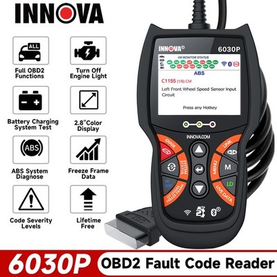INNOVA 6030P OBD2 Scanner Code Reader ABS Engine BMS Diagnostic Tool Oil Reset