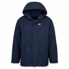 Mens Nike Size M Parka Jacket Blue Mid-Length Casual Hooded Zip