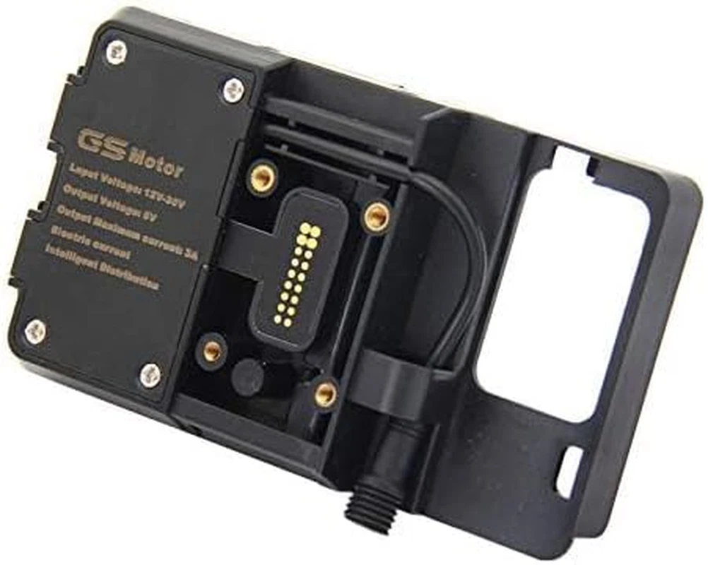 Suuonee Supporto per telefono cellulare, supporto per telaio di navigazione GPS per gambo per moto Supporto per telefono cellulare