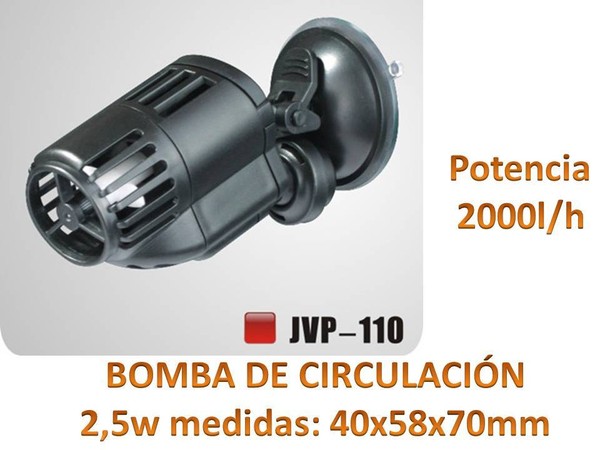 BOMBA RECIRCULACION de 2000L/h 2,5w Vibracion marino Acuario Simulador de Olas