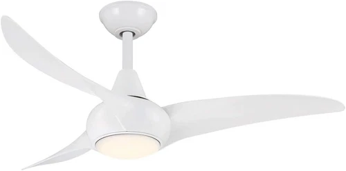 F845-WH 44" White Ceiling Fan with LED Light & Remote Control - Picture 1 of 9