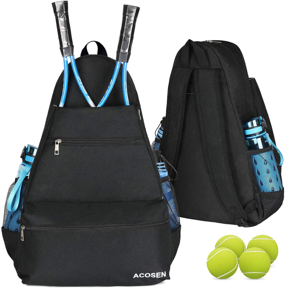 Tennis Bag Tennis Backpack - Large Tennis Bags for Women and Men to Hold Tennis