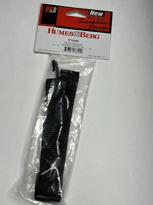 Humes & Berg Saxophone Saxophone strap TF100BK TUFF SAX STRAP , BLACK USA MADE