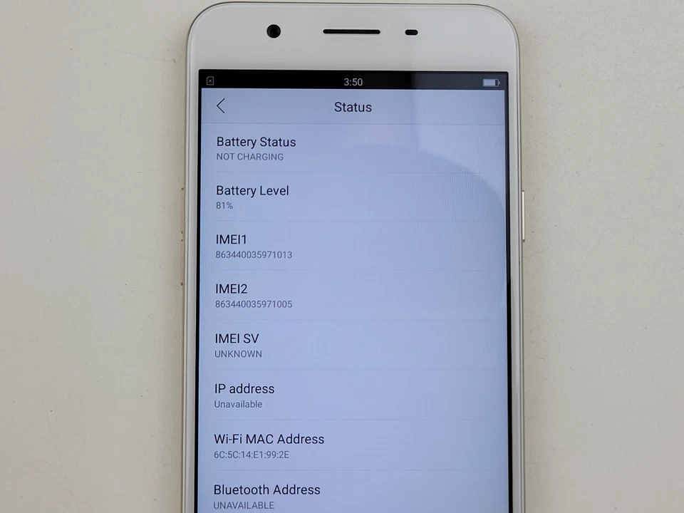 Smartphone oppo F1s (A1601) 32GB (GSM Desbloqueado) Doble SIM - PEQUEÑO PROBLEMA - H0056 Foto 4 de 4