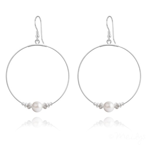 Boucles oreilles perle de majorque - France