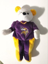Salvino's Bammers 10" Minnesota Vikings Plush Bear Toy/Pre-owned