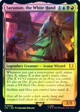 MTG ** FOIL ** Saruman, the White Hand - Lord of the Rings Commander