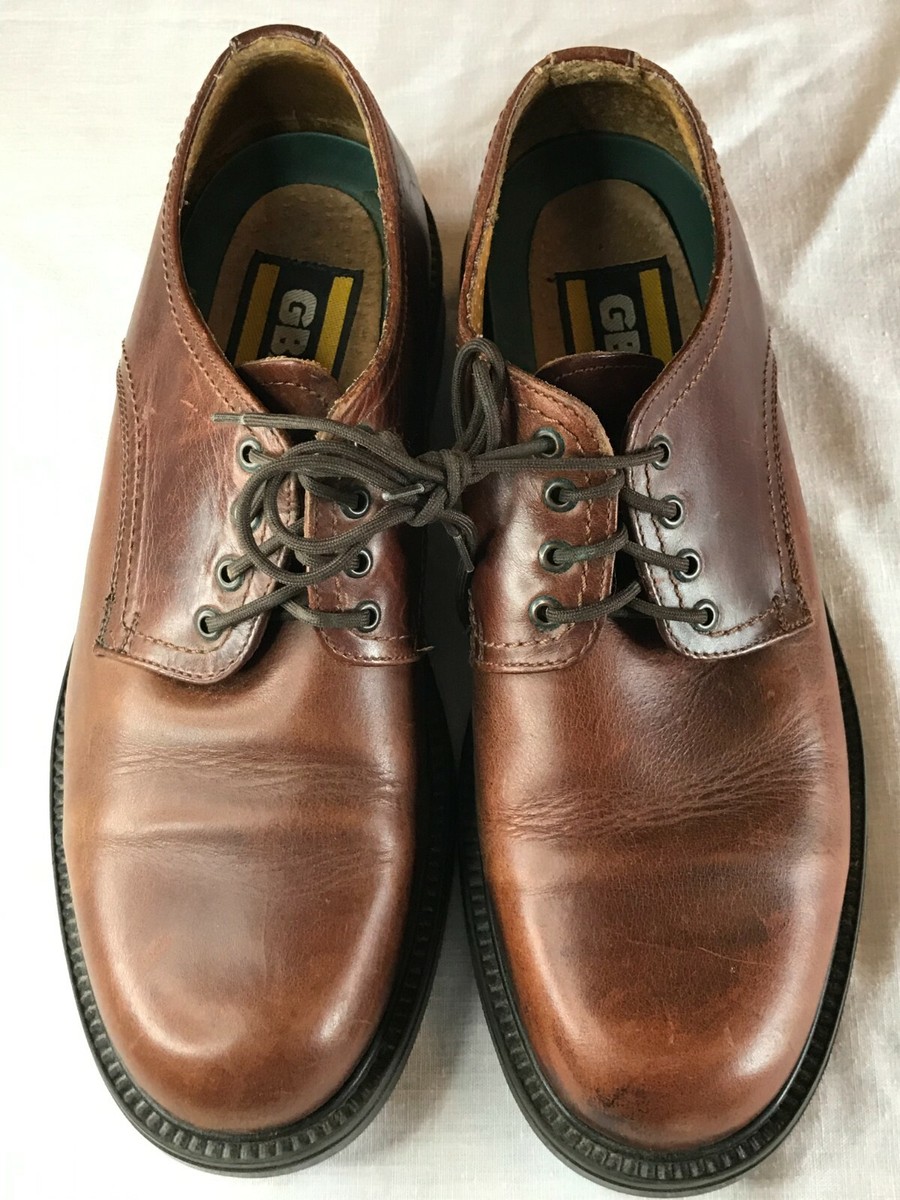 GBX Men\'s Oxfords Shoes Brown Leather Size 12 189fd076-346e-5cc2-b946-  main image 2