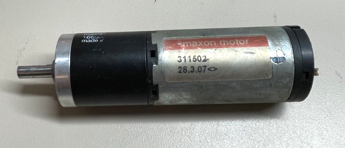maxon DC motor 1186882 値下げ可能 Maxon 311502 DC Motor with Gearbox D-Shaft ~6mm (video) | eBay