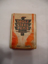 Vintage Eagle E830 steel pin points nibs, box of 38, original box
