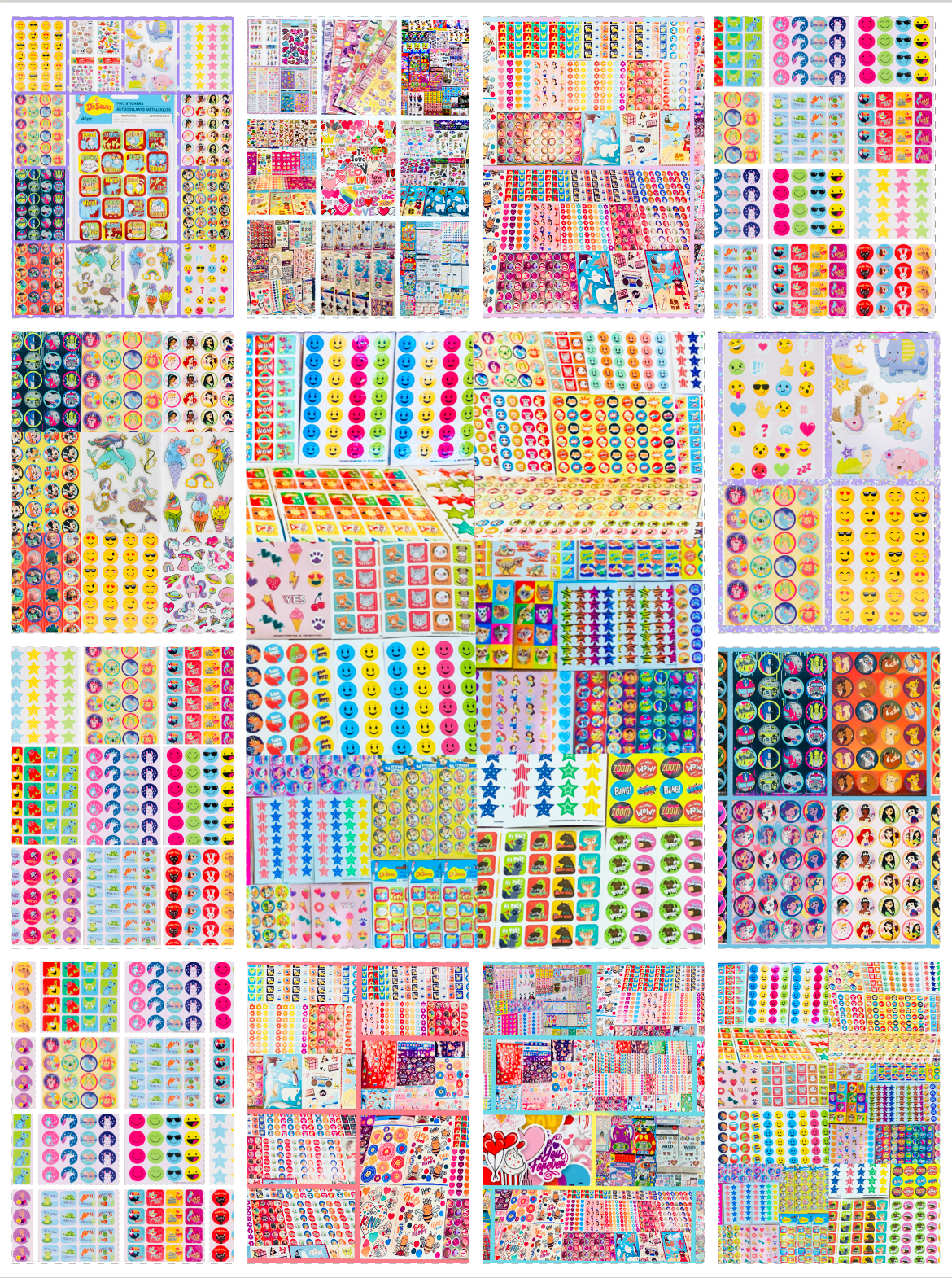 Massive 3099+ PC Sticker Kit for Planners Scrapbooks DIY Crafts All Themes