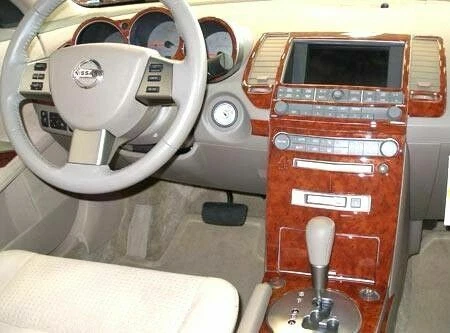 FOR NISSAN QUEST 2004 2005 2006 SET CHERRY BURLWOOD ALUM DASH TRIM KIT - Image 4 of 4