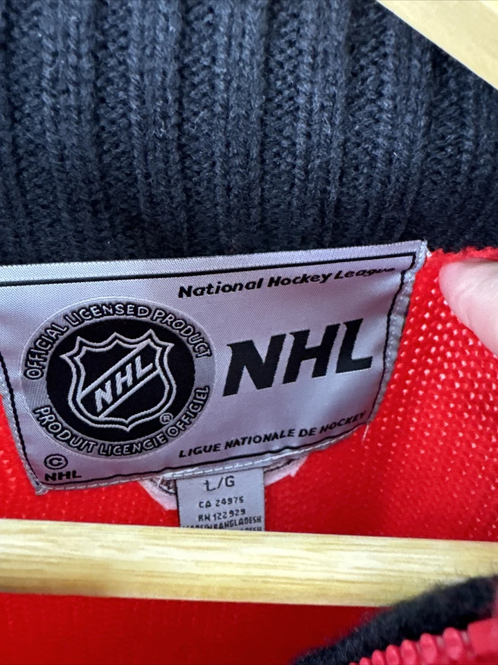 Ottawa Senators Long Sleeve Knit Sweater Size L NHL Hockey - Image 3 of 4