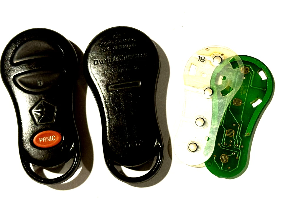 Mando a distancia de entrada sin llave fabricante de equipos originales Chrysler Prowler 2002 coche llavero identificación GQ43VT17T 04866481 Foto 4 de 4