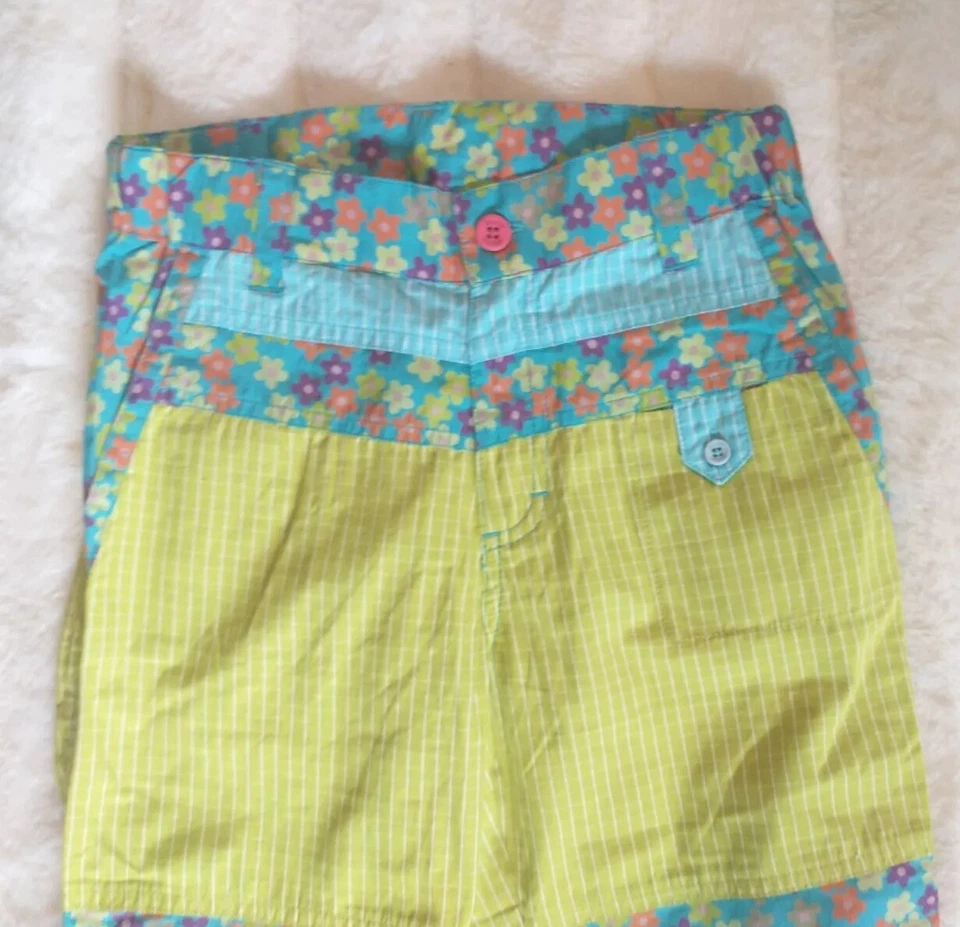 Pantalones florales divertidos Oilily para niñas talla 8 Foto 2 de 4