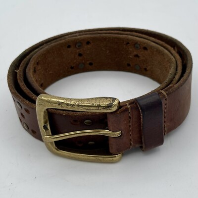 Lucky Brand - Studded Brown Leather Belt Brown studded belt great condition. Lucky | Mercari main image 4