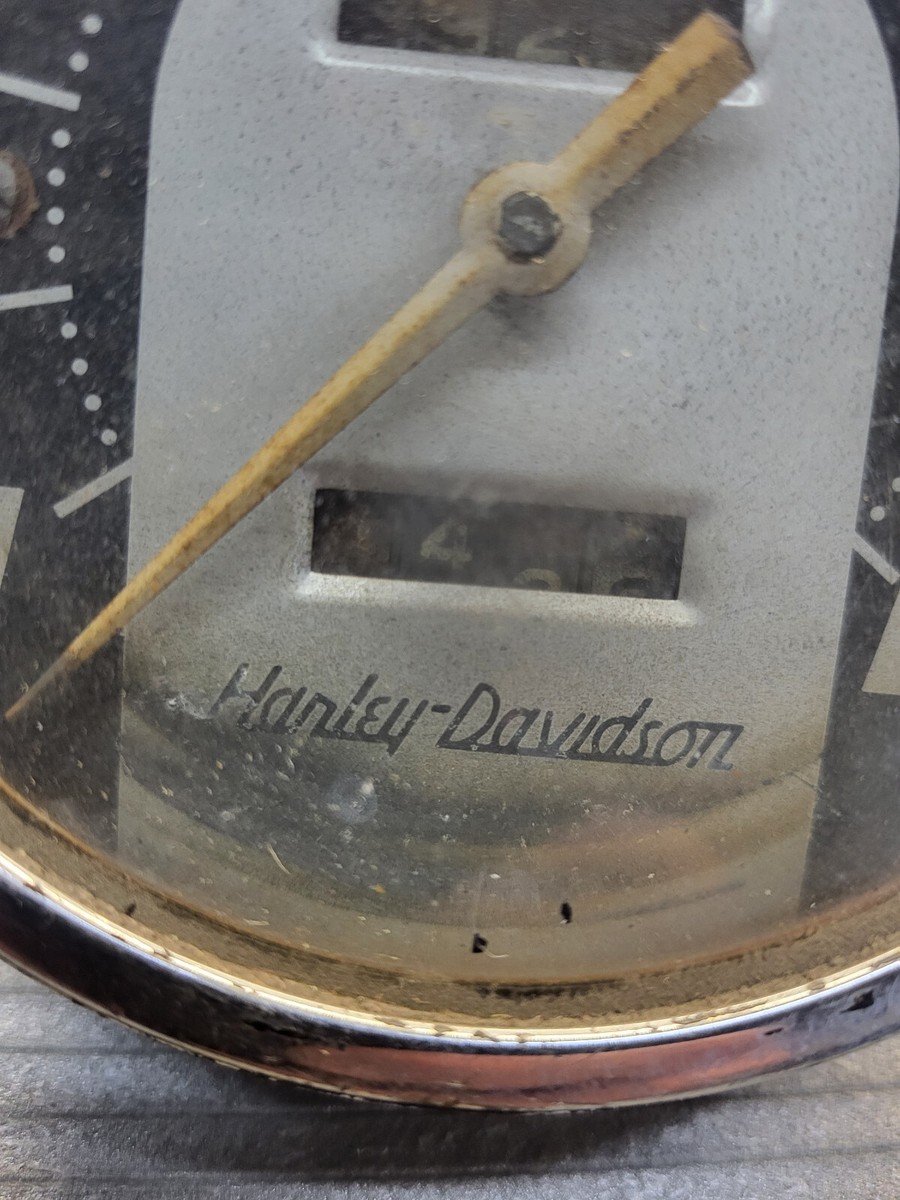 1962〜68 Harley-Davidson メーター パン アーリー 1962 to 1967 Harley Davidson Panhead speedometer tombstone