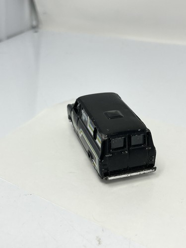 Vintage Yatming #899 Black Bedford "Delightful Van" 1/64 pressofuso Thailandia - Foto 3 di 4