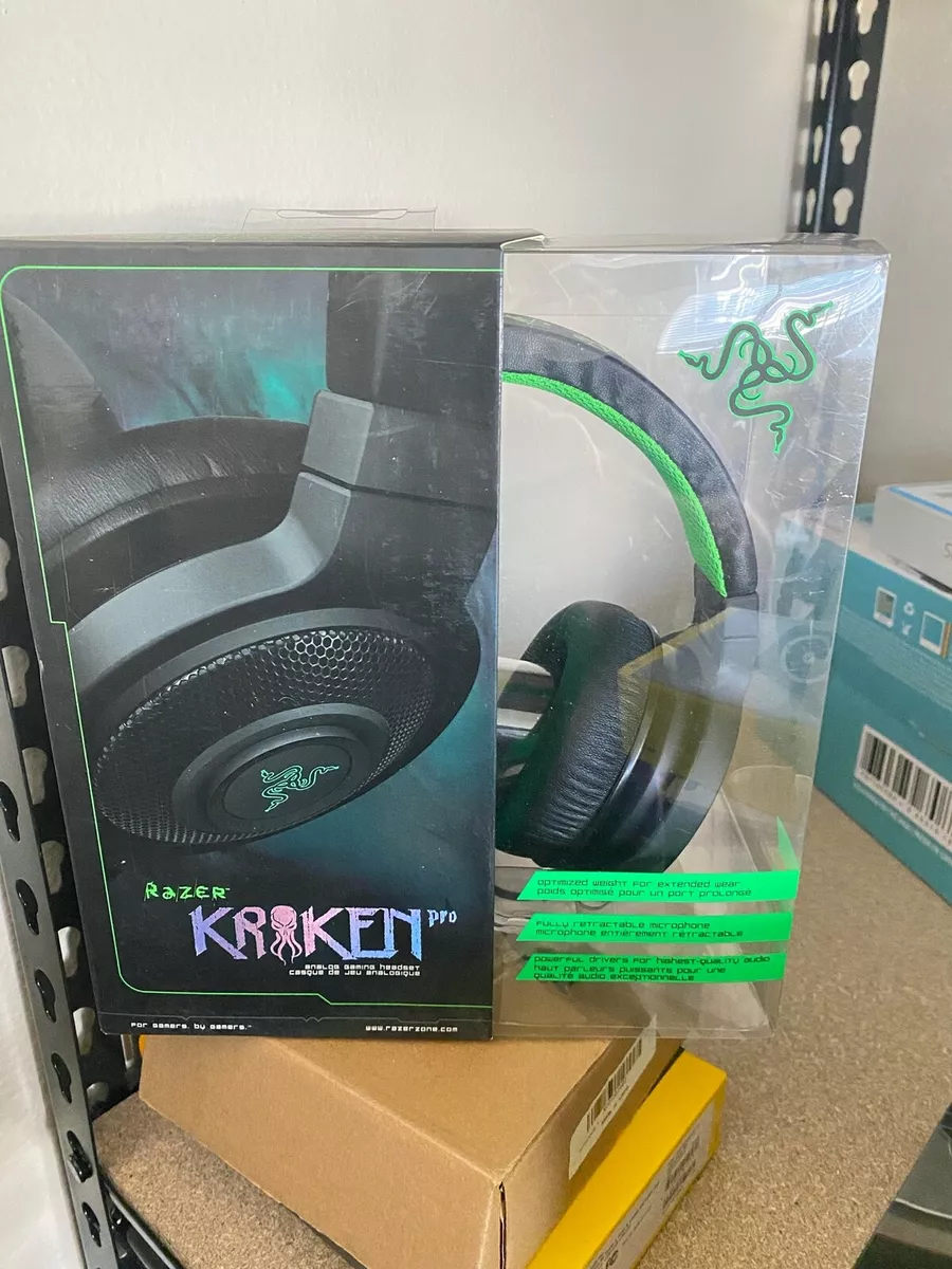 Razer Kraken PRO Over Ear PC and Music Headset - BLACK/GREEN