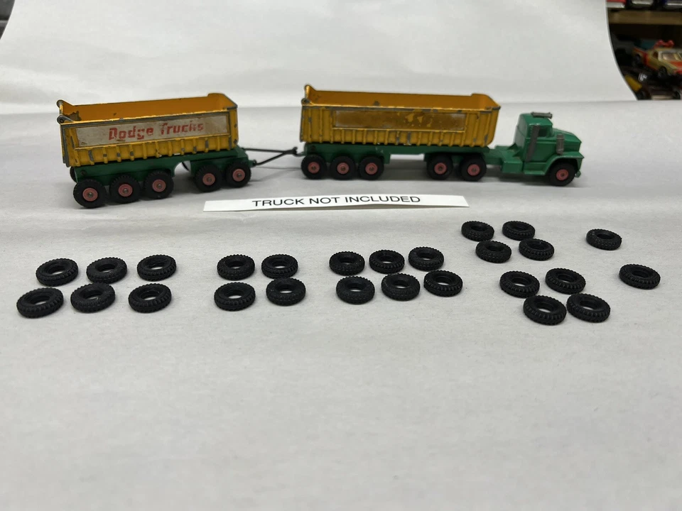 VINTAGE MATCHBOX LESNEY KING SIZE K-16 DODGE TRACTOR TRUCK (TIRES ONLY) - Image 2 of 4