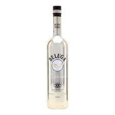 Leere Silberflasche Beluga Noble Celebration 1L RU Wodka 3D Fischhöhle Upcycling