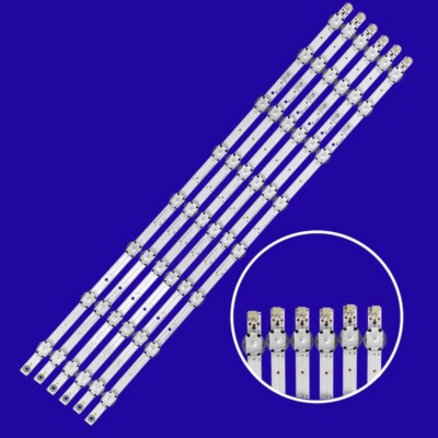 6Pcs LED strips for Philips 55PFL5602/F7 55PFL5604/F7 UDULEDWRE001 UDULED0GS065