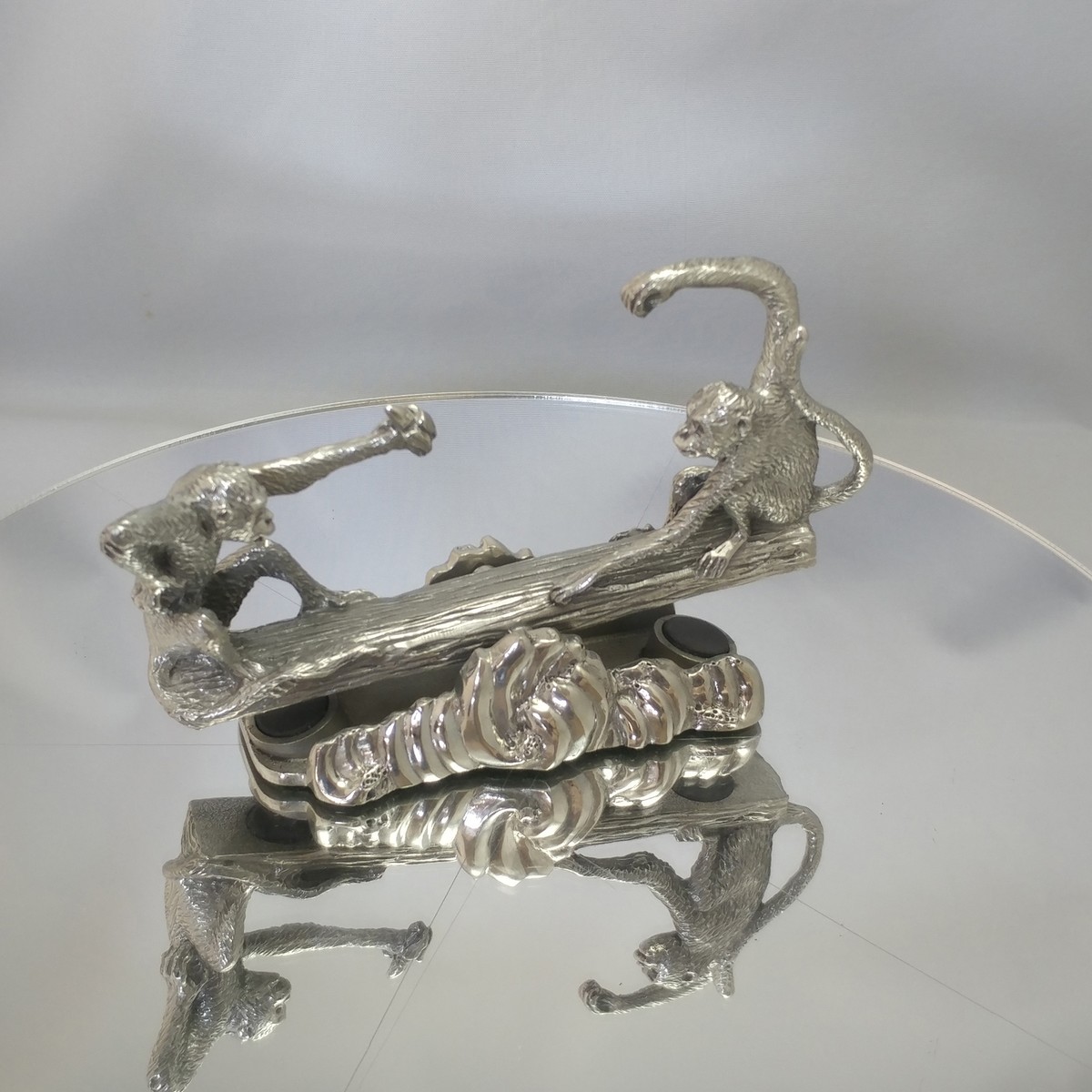 Royal Selangor Pewter Jungle Business Card Holder Monkey Seesaw | eBay