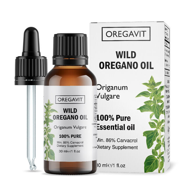 Wild Oil Of Oregano Mediterranean 100% Pure Certified Undiluted Best Quality