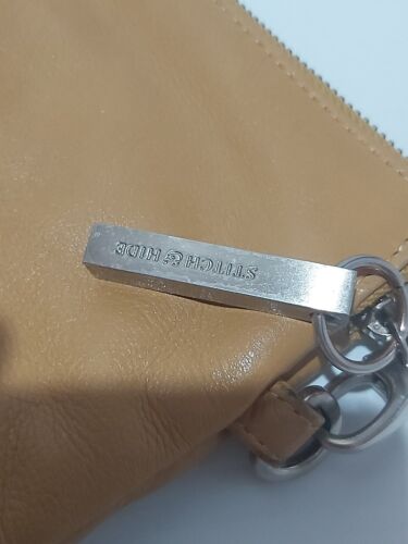 Stitch & Hide "Ruby" Mustard Yellow Leather Crossbody Satchel Shoulder Bag - Picture 4 of 13