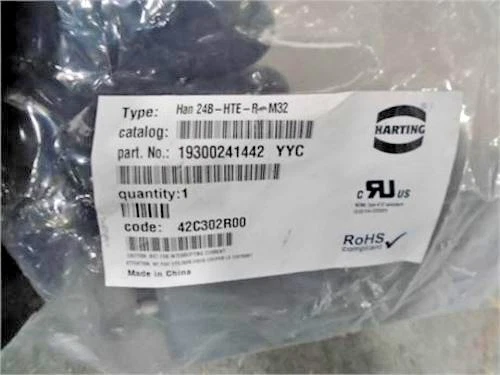 NUEVO CAPÓ CONECTOR HARTING M40 RESISTENTE 19300240448 Foto 3 de 3