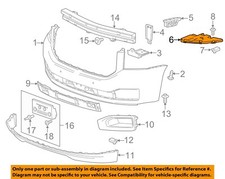 GM OEM 15-20 Yukon XL,Yukon Front Bumper Bumper Components-Filler Panel 22936428