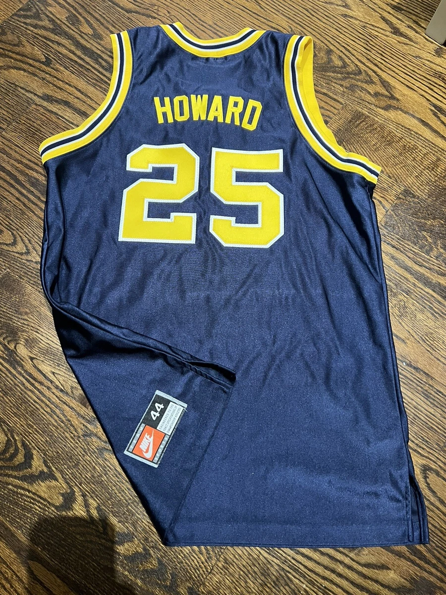 Authentic Nike Juwan Howard Michigan Wolverines Fab 5 NCAA
