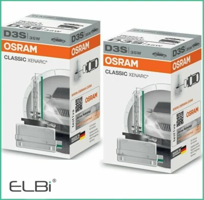 OSRAM D3S CLASSIC XENARC CLC Xenon Brenner Scheinwerfer Lampen für Skoda ELBI - Bild 1 von 3