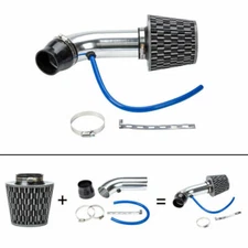 3'' Cold Racing High Flow Air Intake Kit Pipe System + Filter + Clam Universal