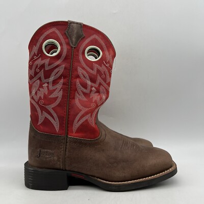 Rodeo Slim  美品 Justin Women's SE2802 Liberty 11  River Stone Square Toe